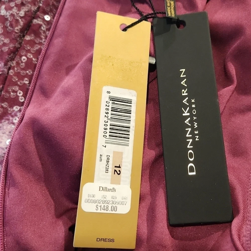 Donna Karan Sequin Evening Dress